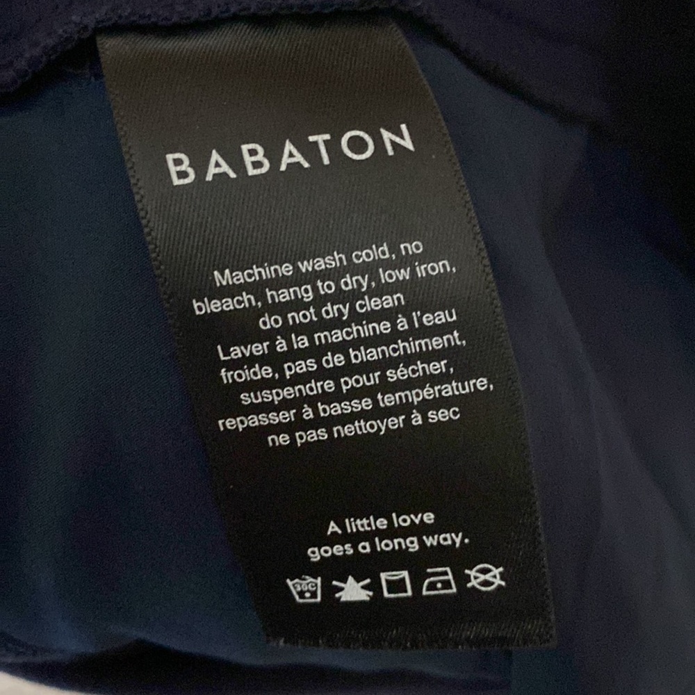 Navy Babaton pull on pants - Picture 7 of 8